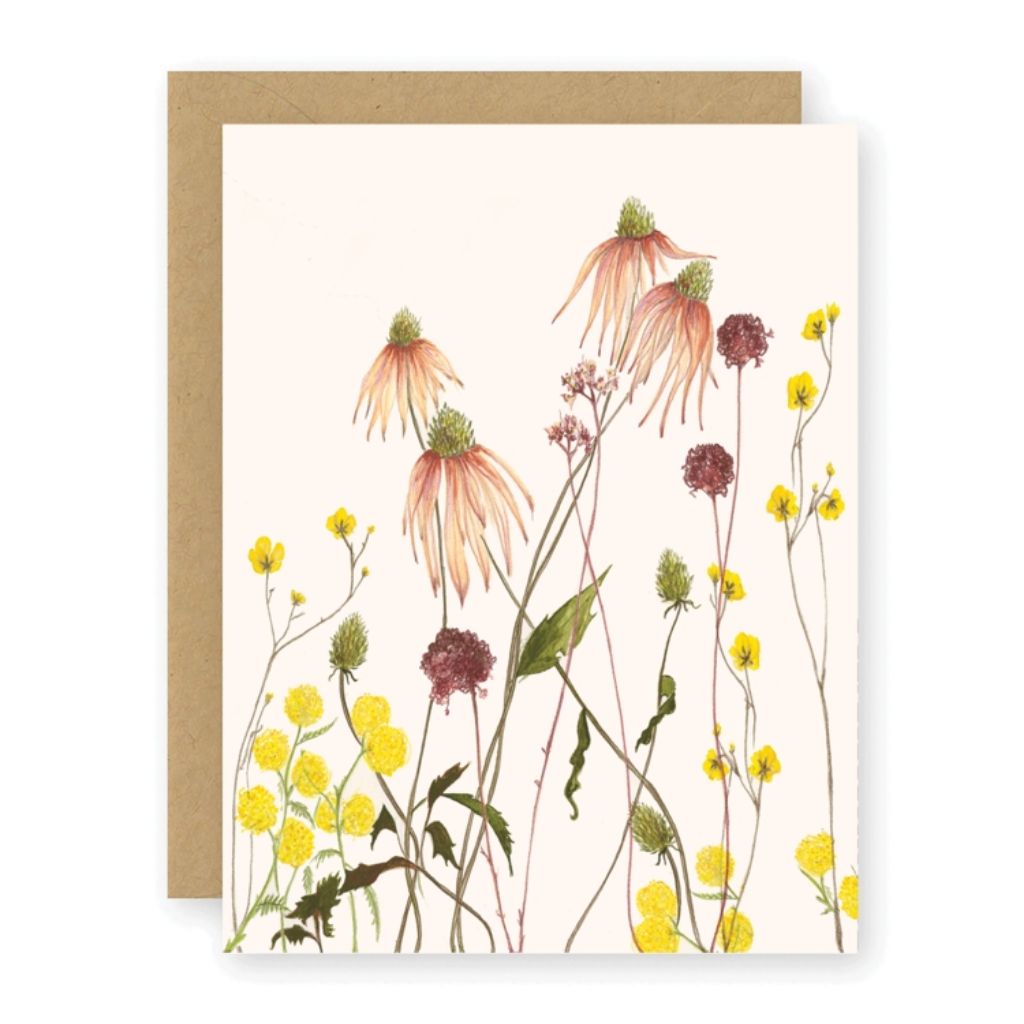 Garden Flowers Card
