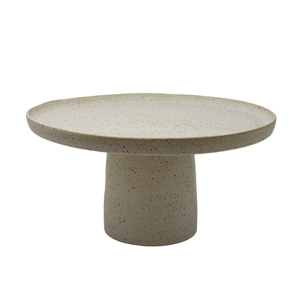 Handmade Ceramic Pedestal Plate