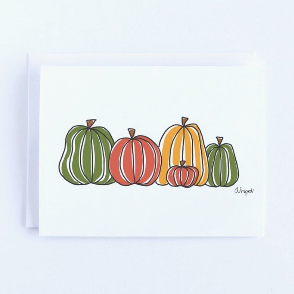 Whimsical Pumpkin Card