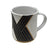 Handmade Ceramic Mug Black + White
