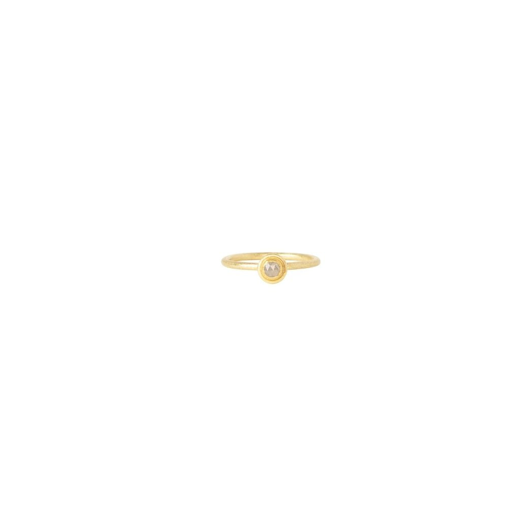 Shimmer Mini Diamond Band in 22K Apricot Gold – Reinstein Ross