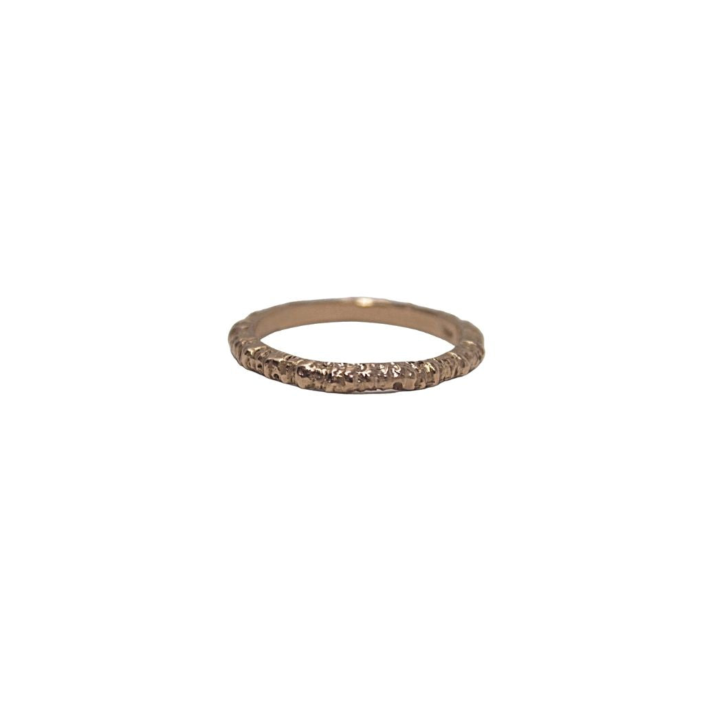 Aspen Stacking Ring + Rose Gold