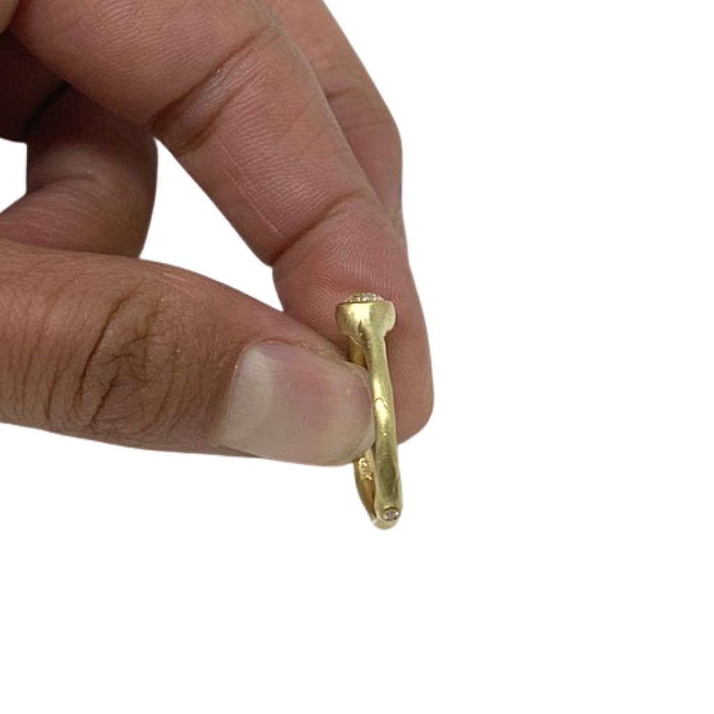 Natural Old European Cut Solitaire + Contour Band