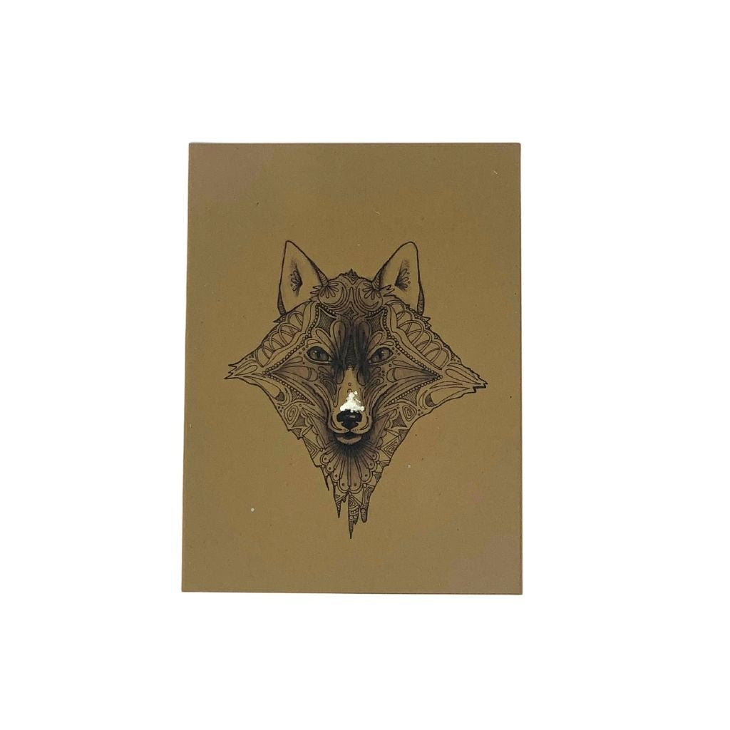 Snowy Fox Card pack of 6