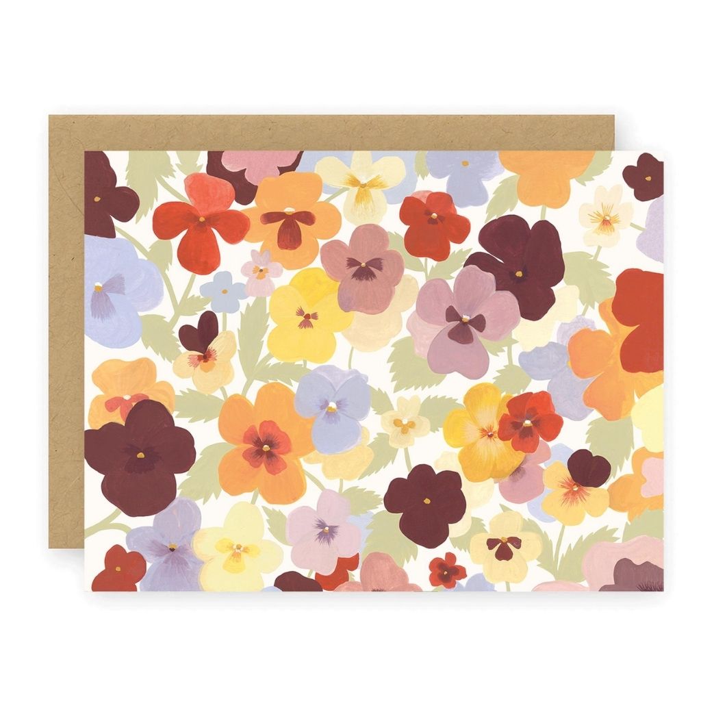 Pansies Card