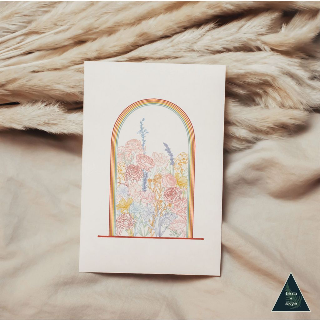 Floral Dome Card