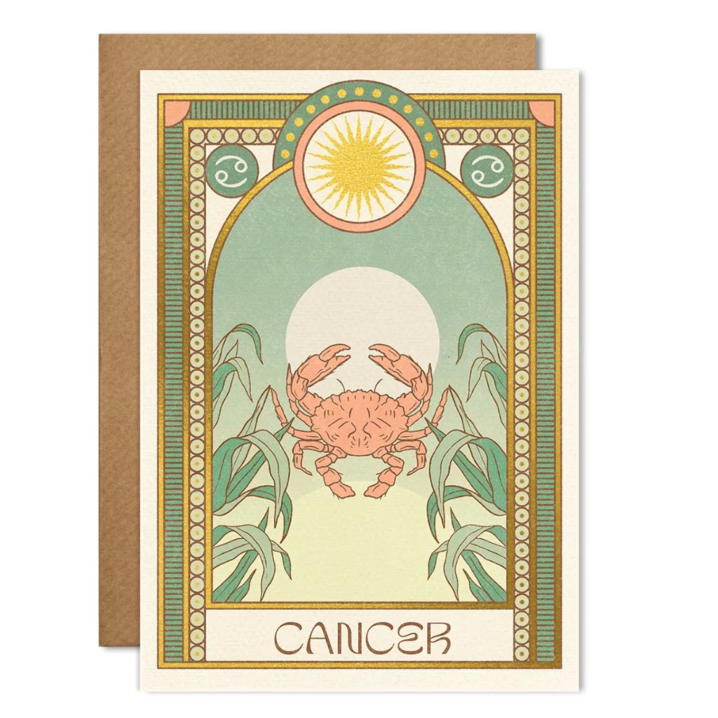 Cancer Zodiac Card