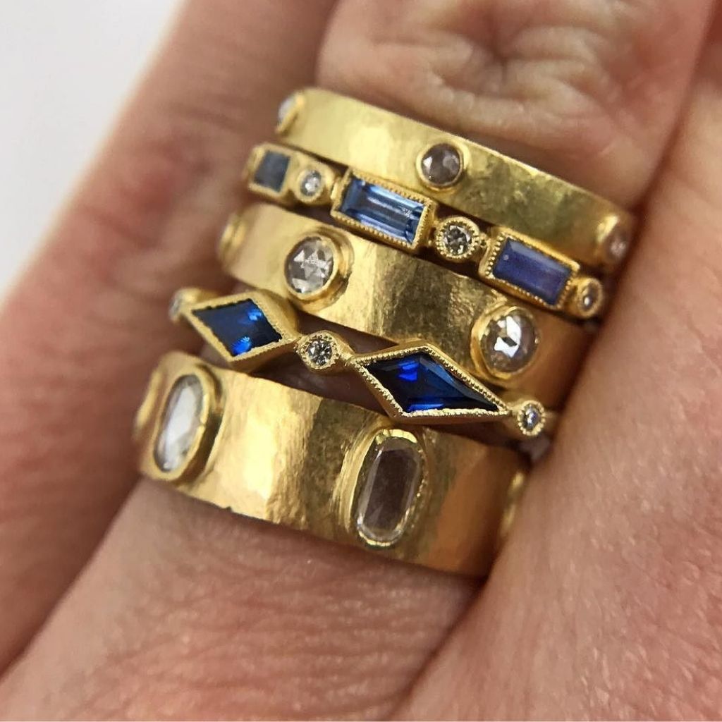 Royal Kite Blue Sapphire + Diamond Ring