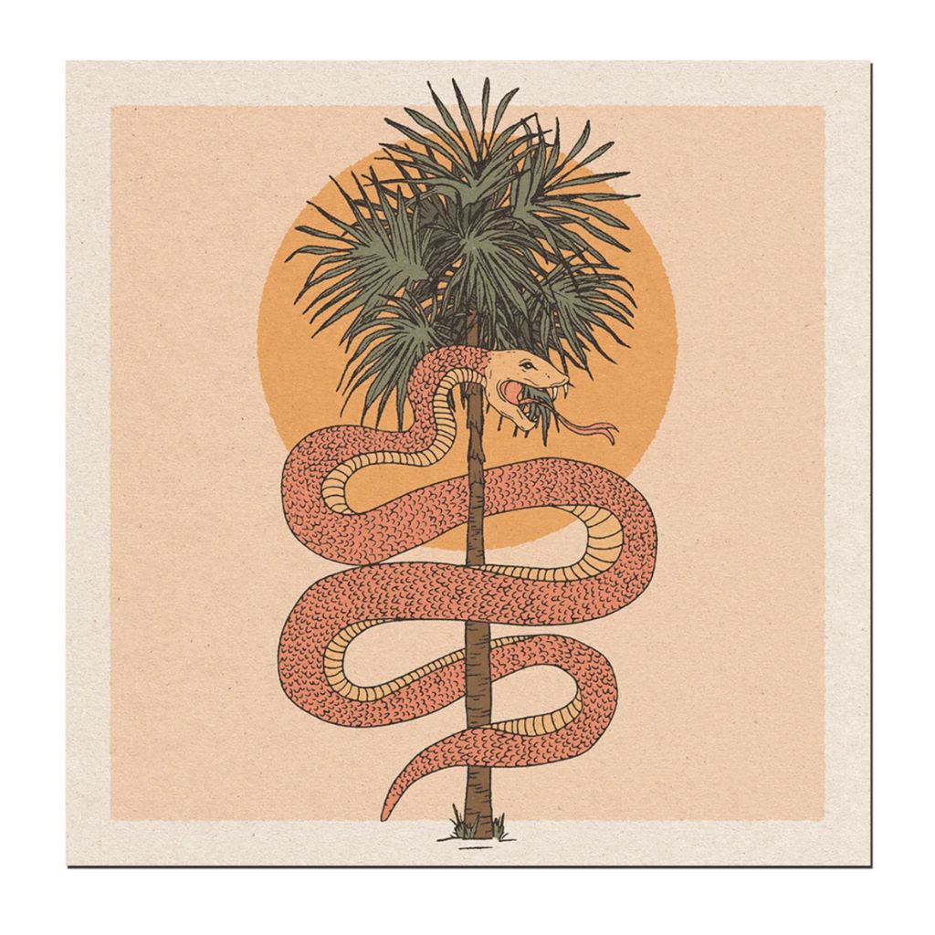 Palm Snake Print