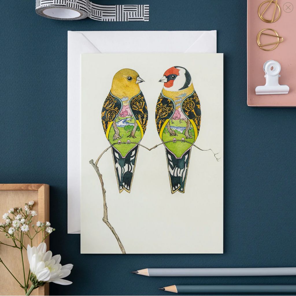 Goldfinches Card