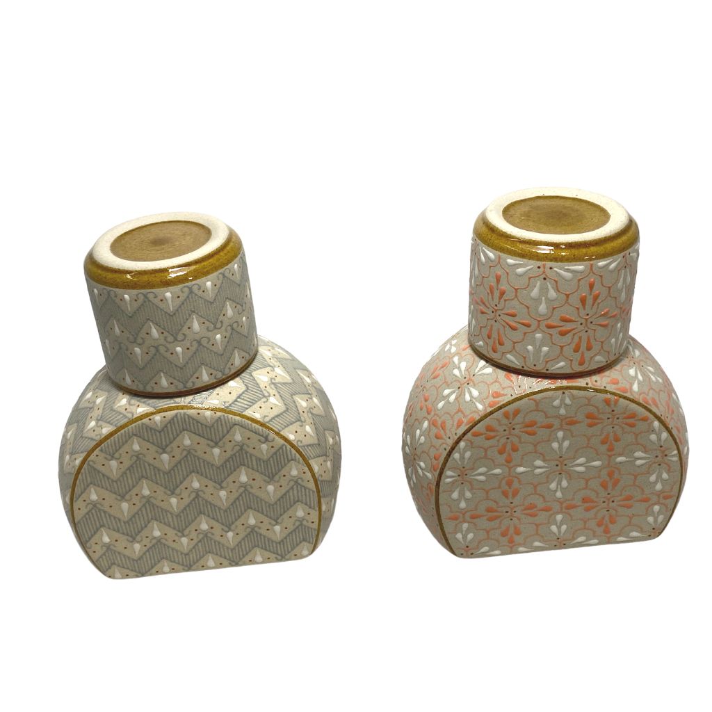 Ceramic Water Carafe + Cup