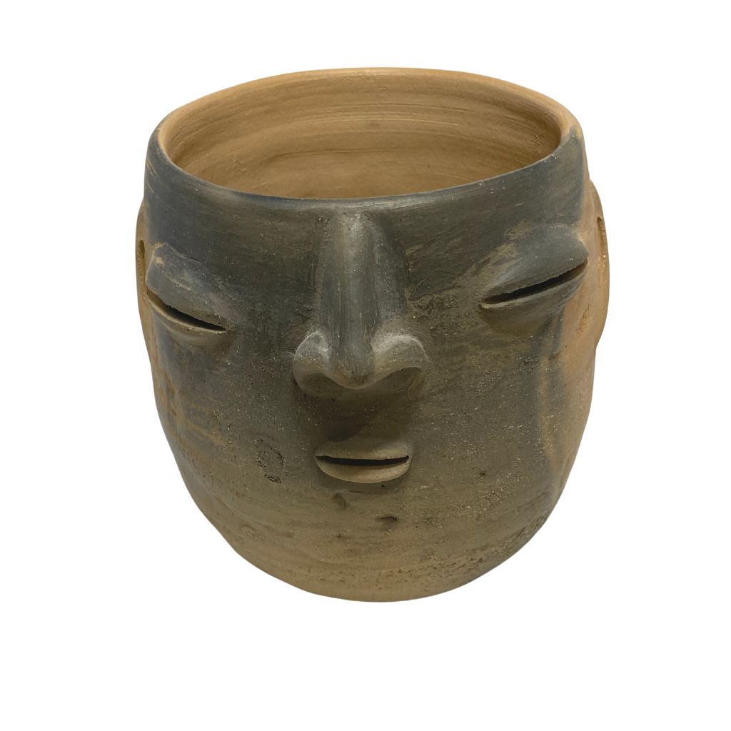 Terracotta Face + Planter