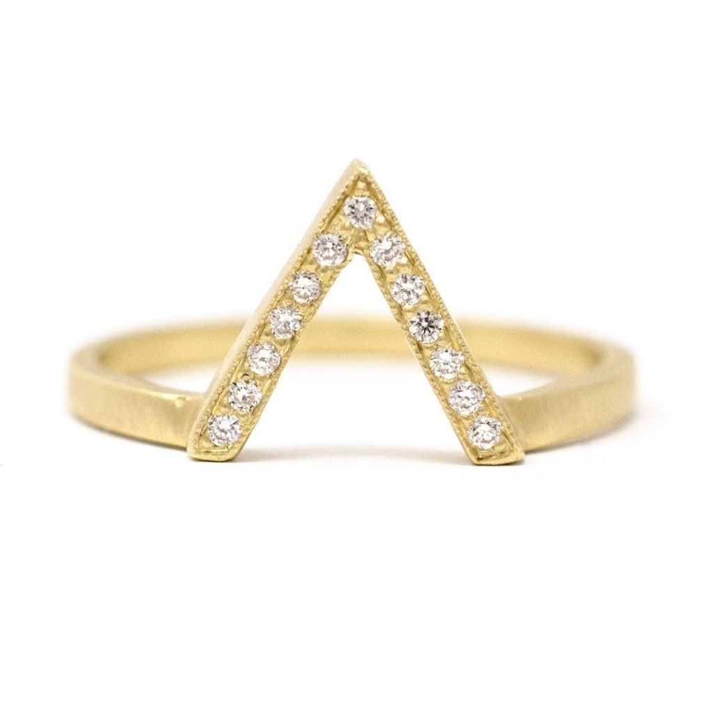 Deep V Diamond + Ring Jacket