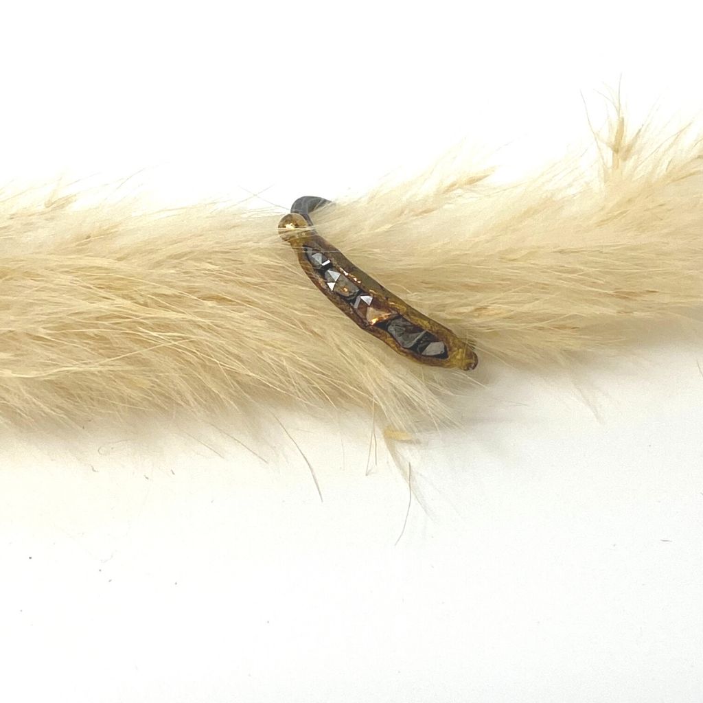 Rose Cut + Diamond Band