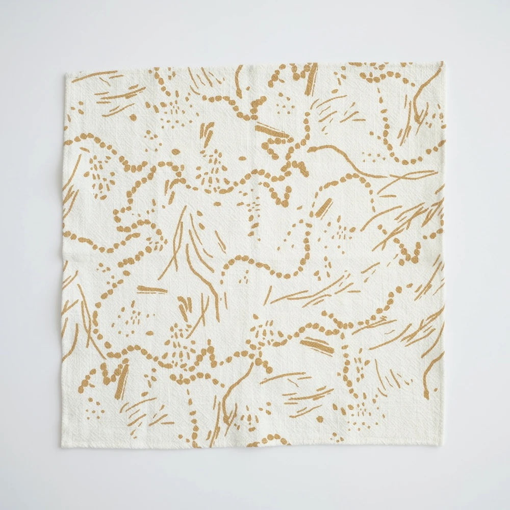 Napkins + Set of 2 + Drape Gold