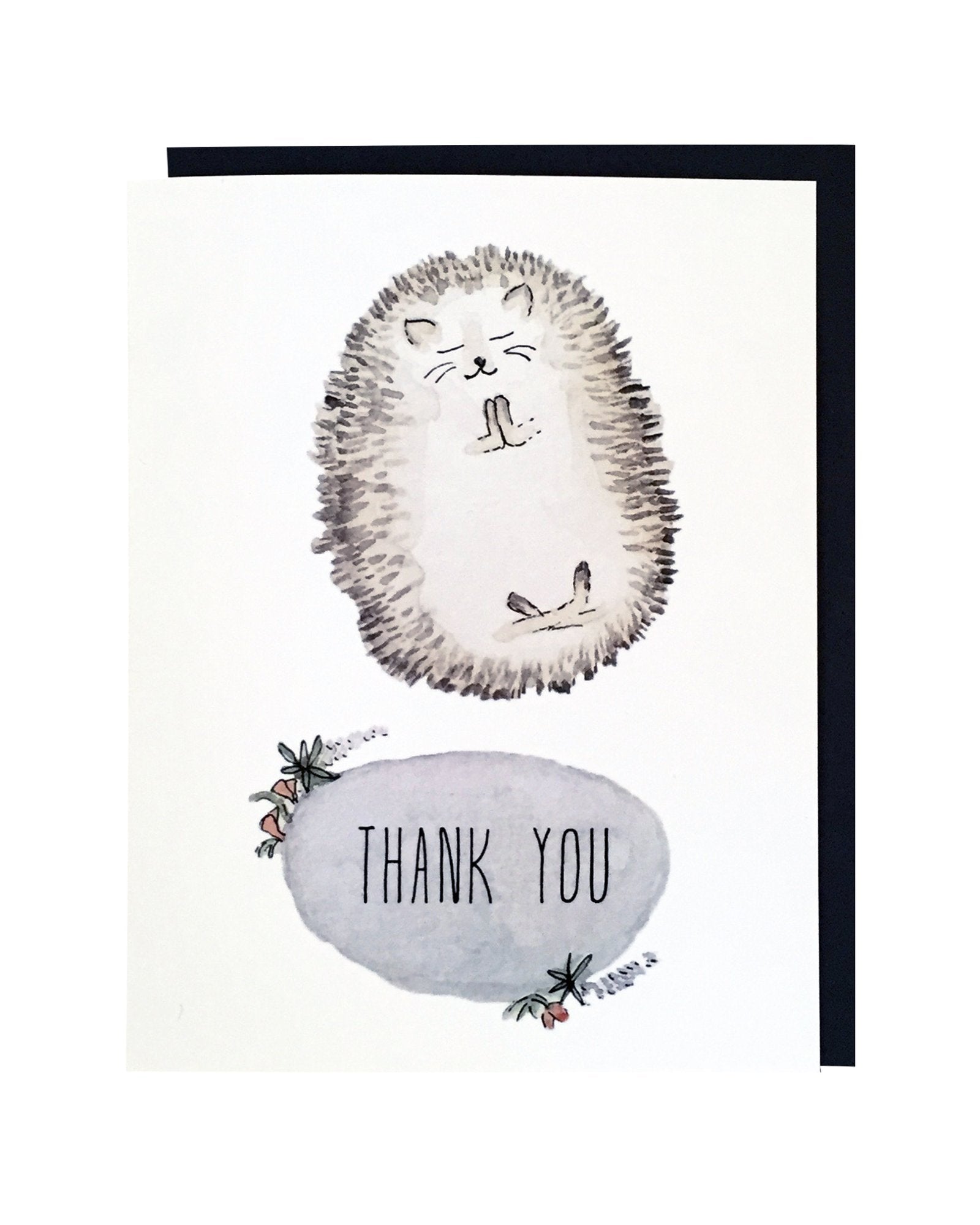 Hedgehog Thank You Card