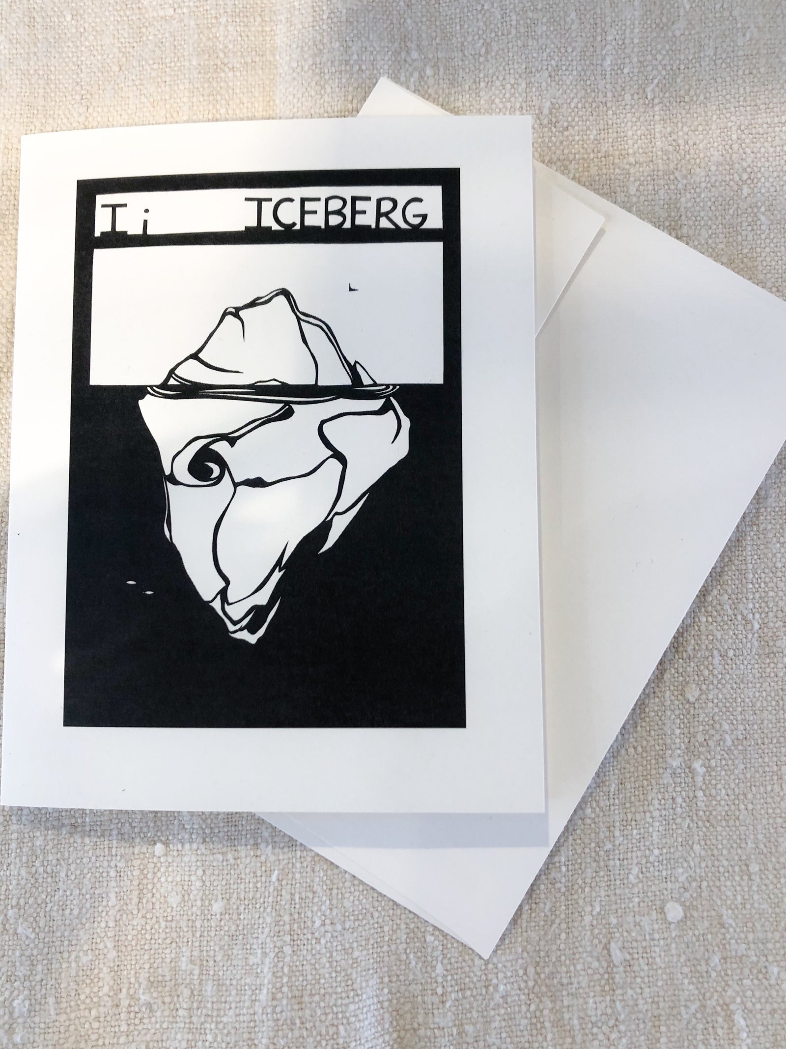 i Is For Iceberg Card