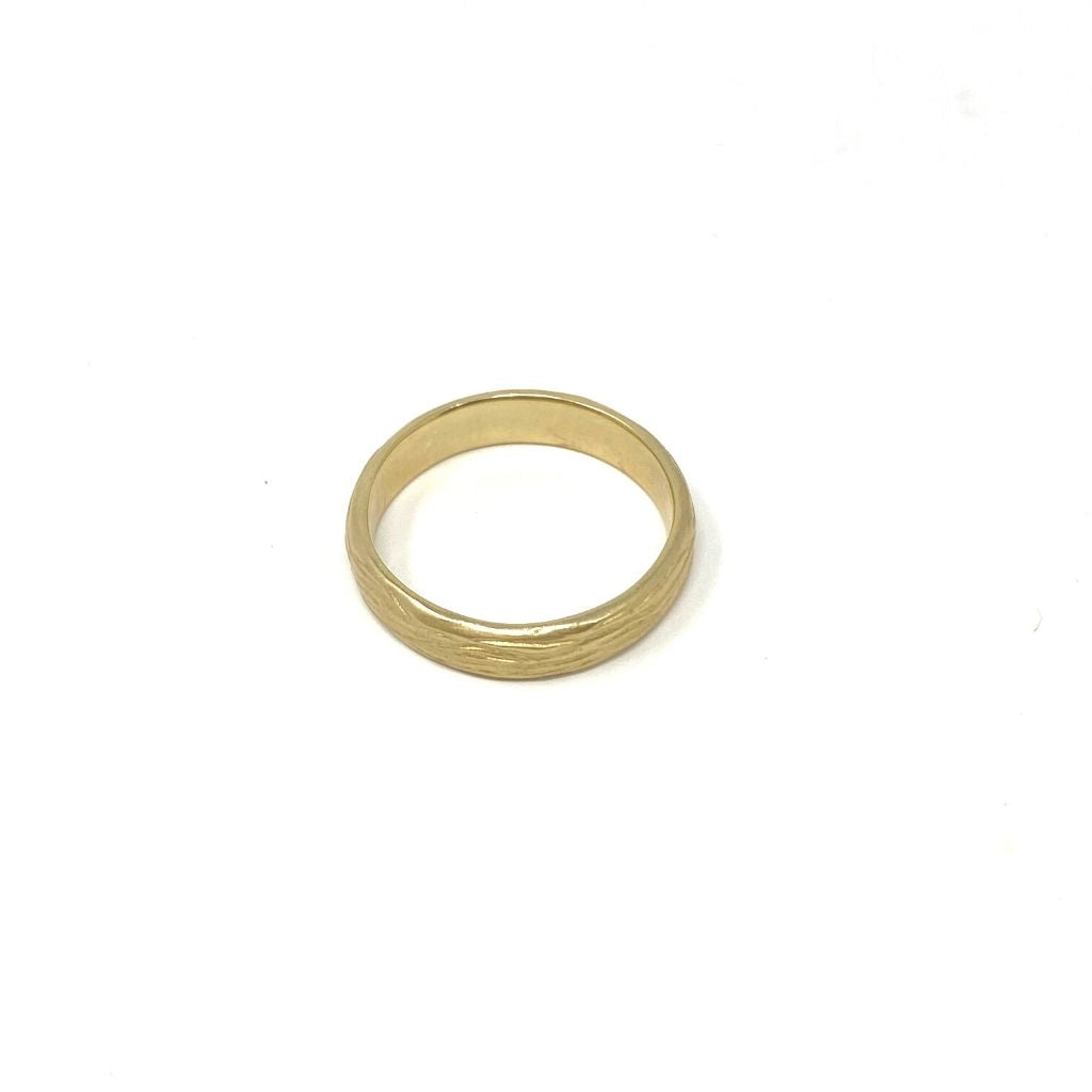 Mens Eucalyptus + Band 18k Gold
