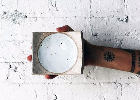 Soap Dish + Full Moon + White