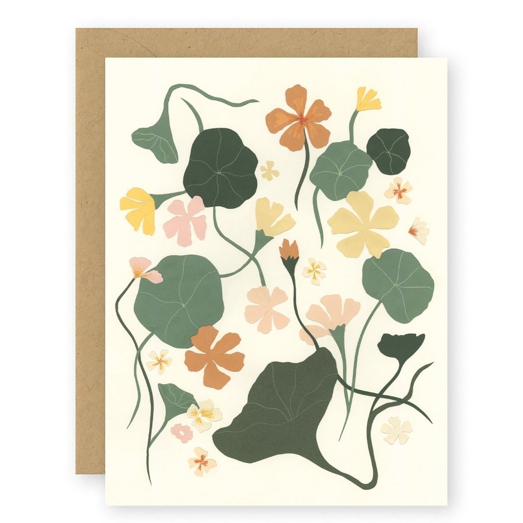 Nasturtium Card