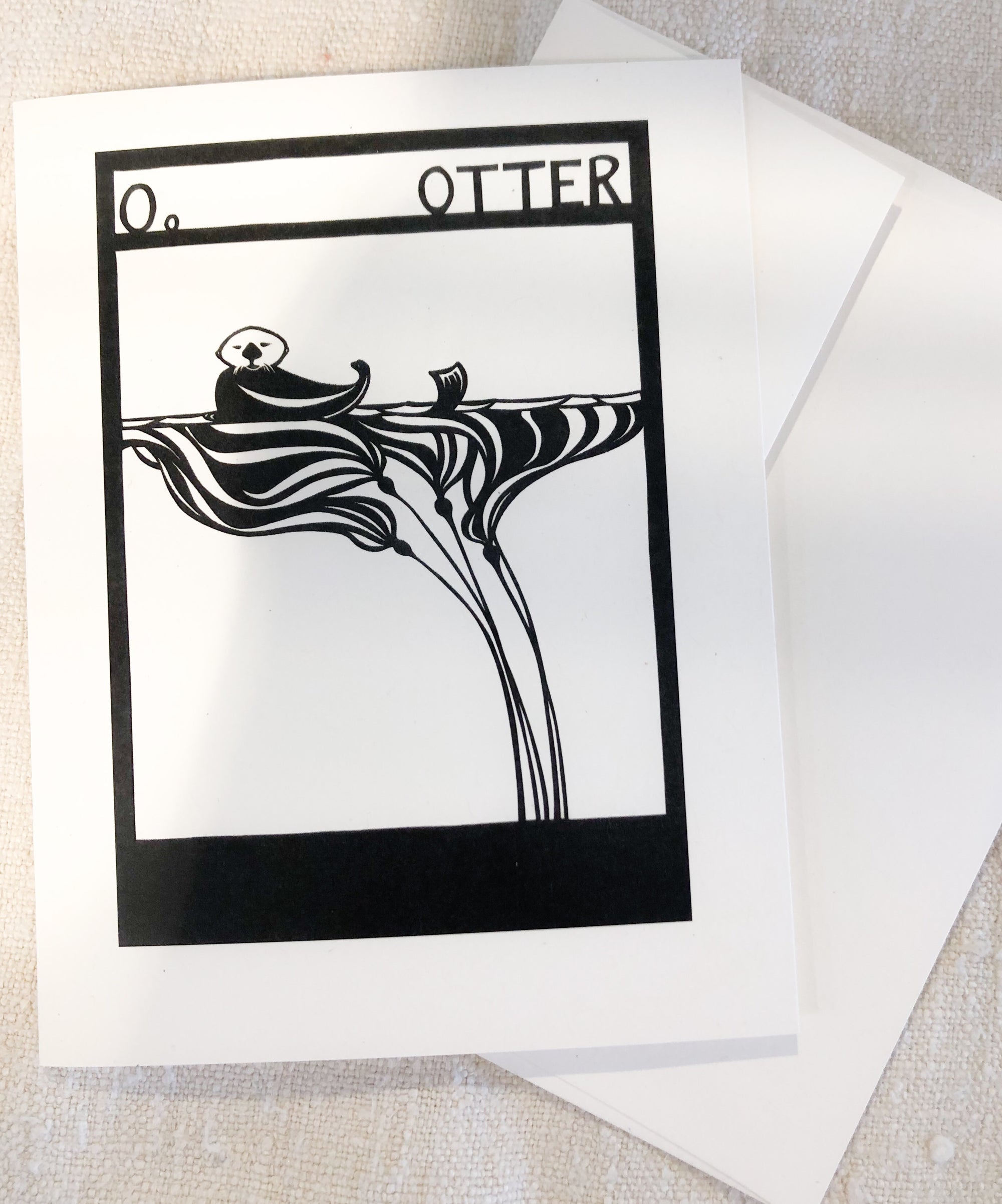 O is for Otter Card