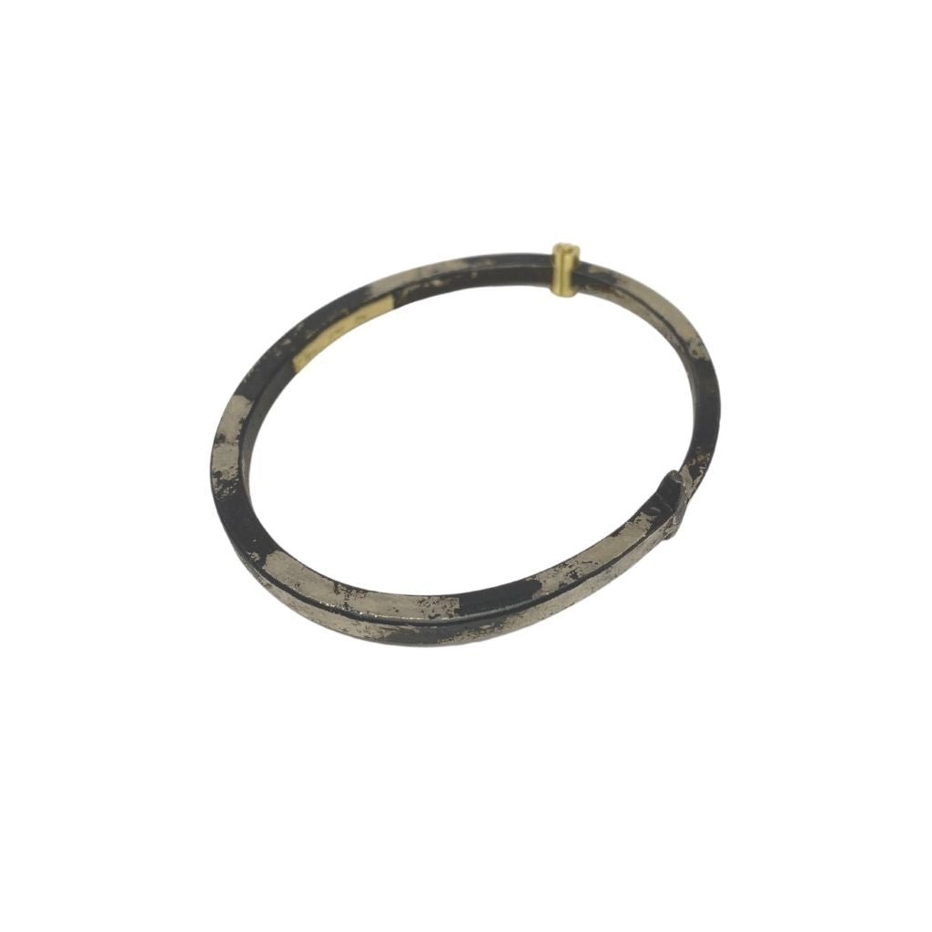 White Gold Dust Nail Bracelet