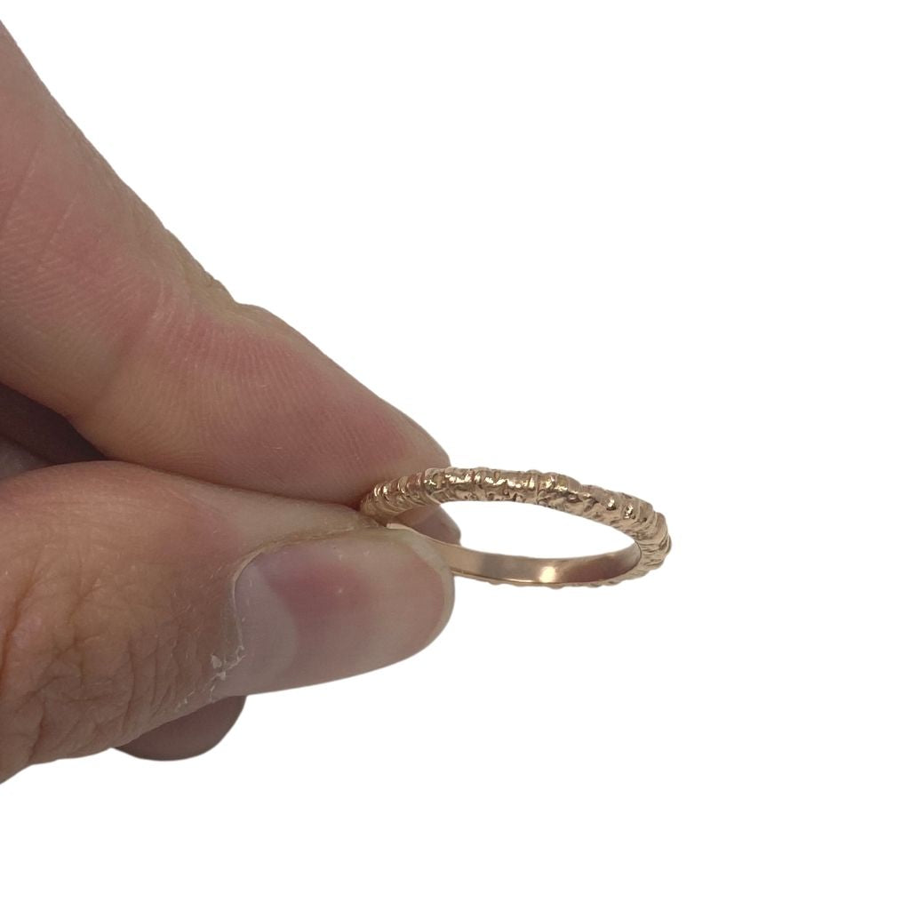 Aspen Stacking Ring + Rose Gold