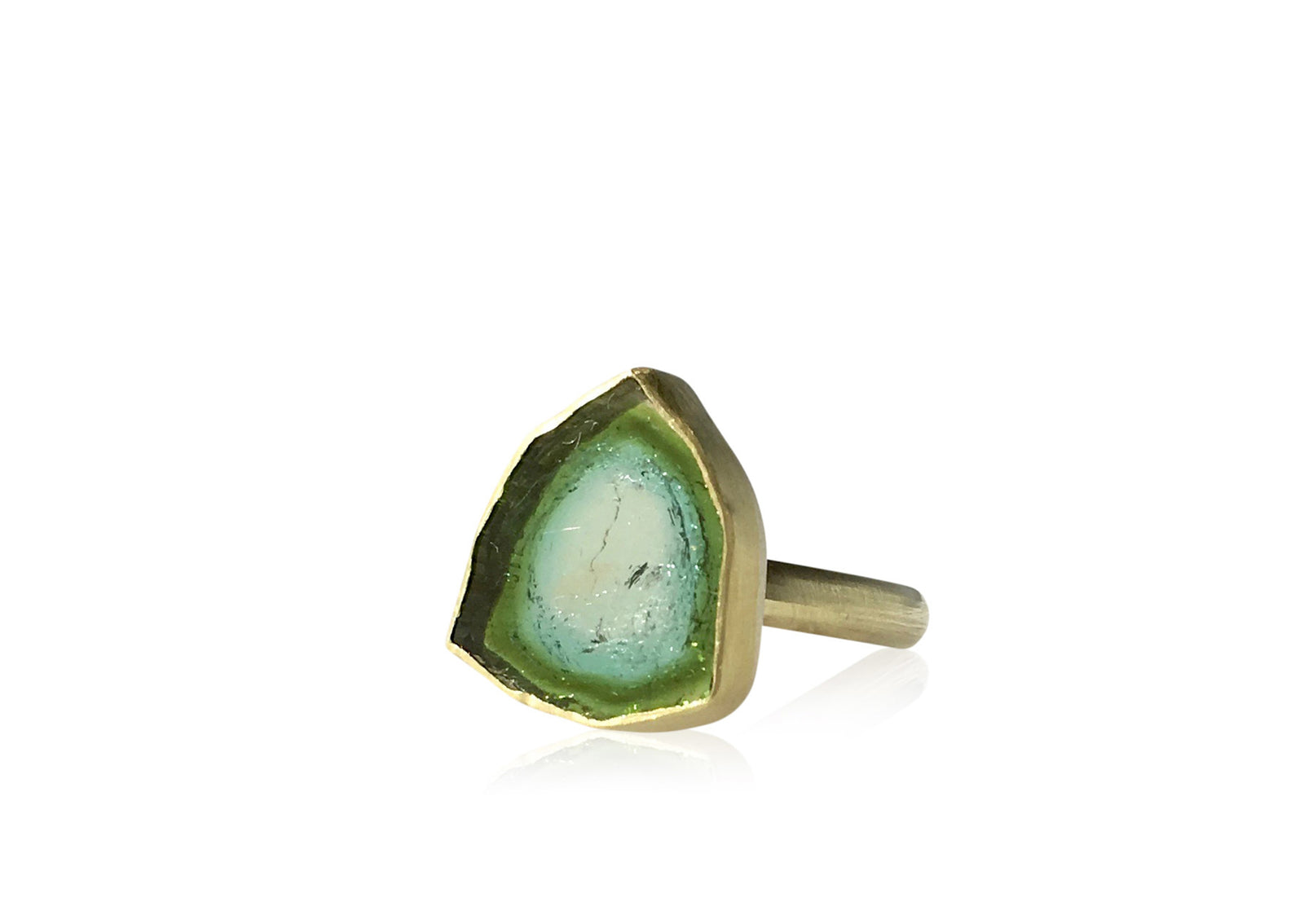 Tourmaline Slice Ring