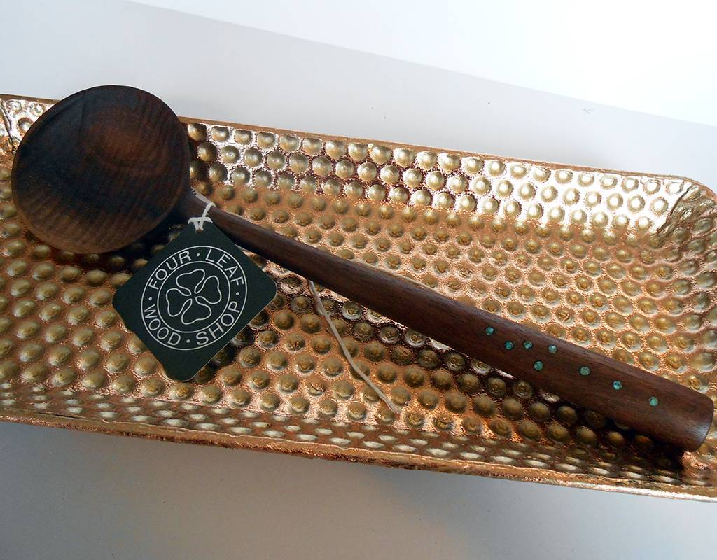 Walnut Turquoise Spoon #5