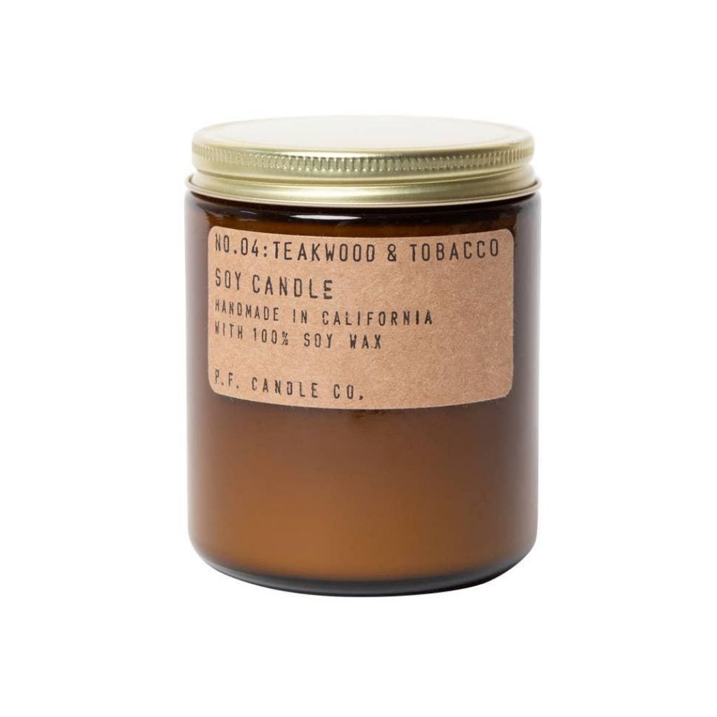Teakwood + Tobacco Soy Candle