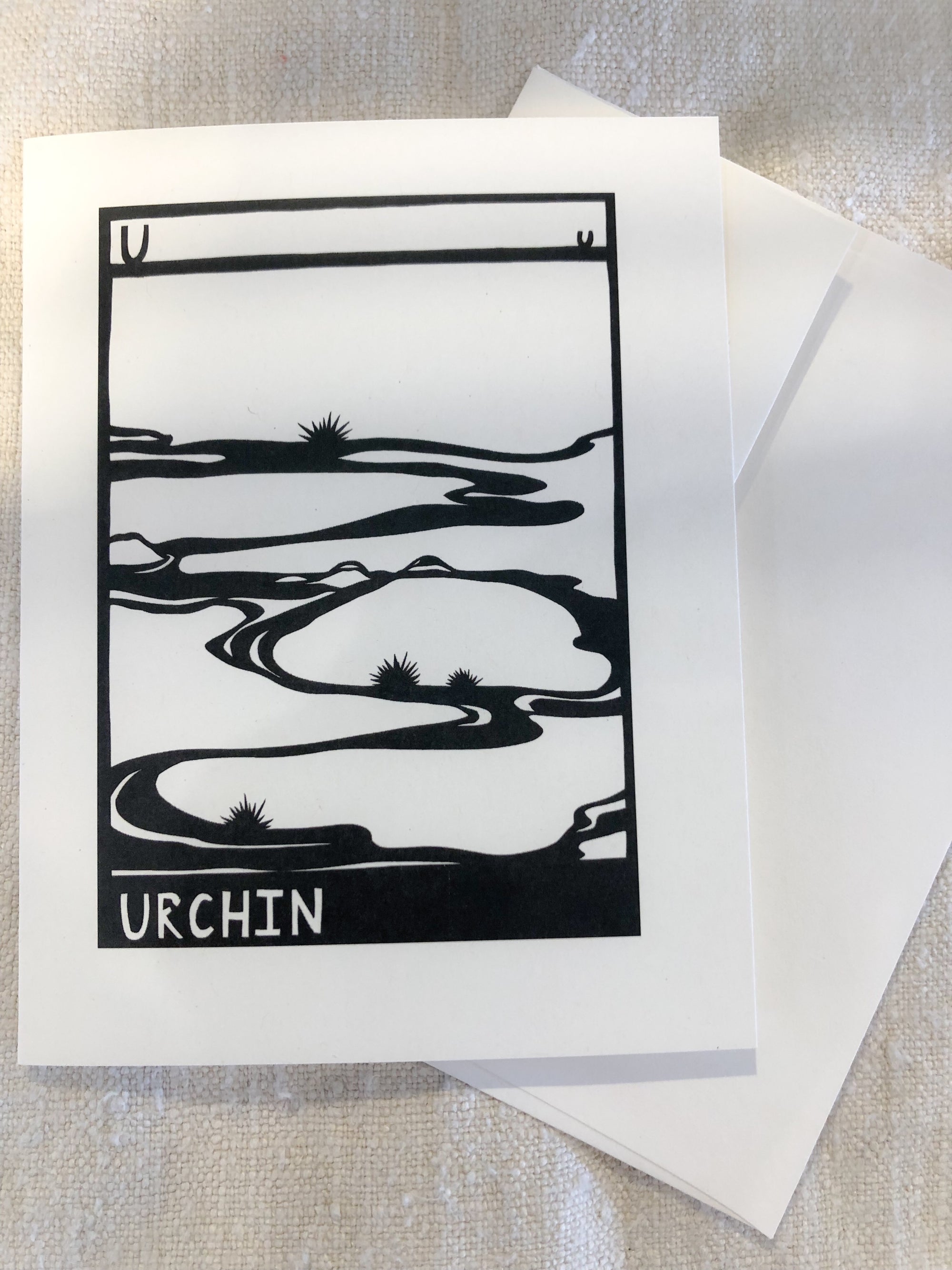 U is for Urchin  Card